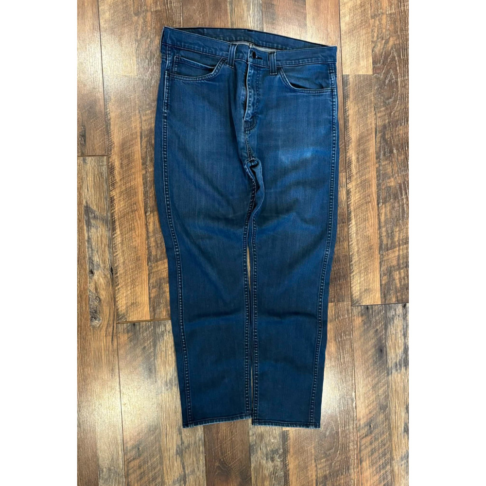 Levi's 508 Black Tab Jeans Mens 34x30 Dark Wash Regular Taper 28 Inseam